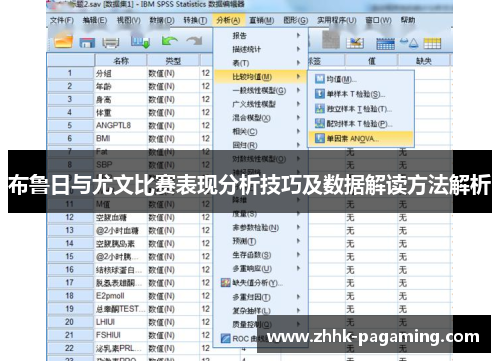 布鲁日与尤文比赛表现分析技巧及数据解读方法解析 布鲁日与尤文比赛表现分析技巧及数据解读方法解析